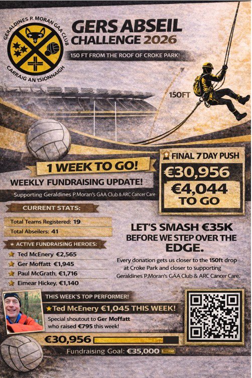 Geraldines P. Moran GAA 💛🖤 tweet media