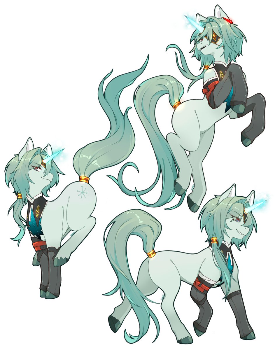 my ponynaxa just can't be this cute!!

original design: @/gertz_alan thank you for letting me draw him🥹
#Anaxa #HonkaiStarRail #崩壊スターレイル