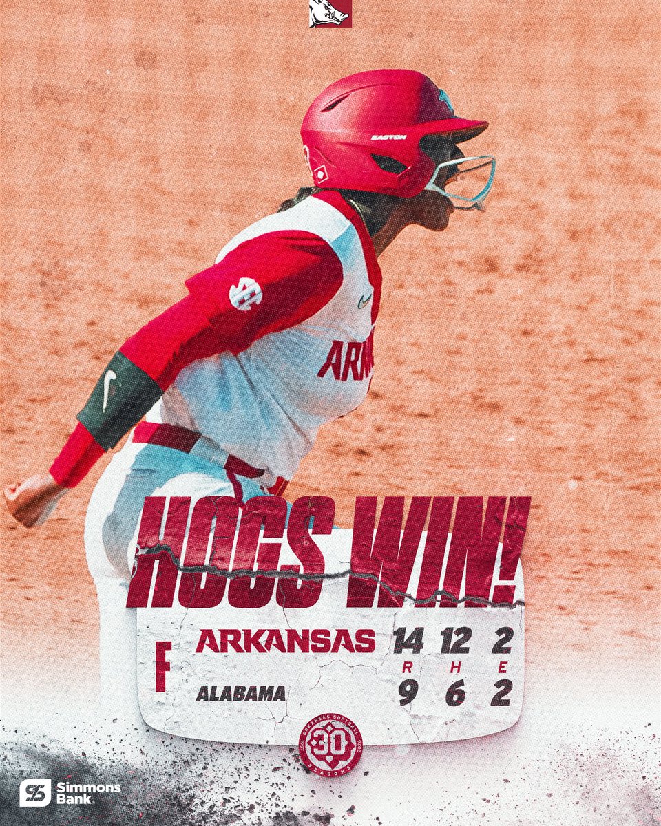 HOGS WIN!!!

Arkansas downs Alabama in an instant classic to even the series!