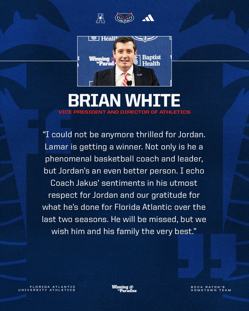 Florida Atlantic Men's Basketball tweet media