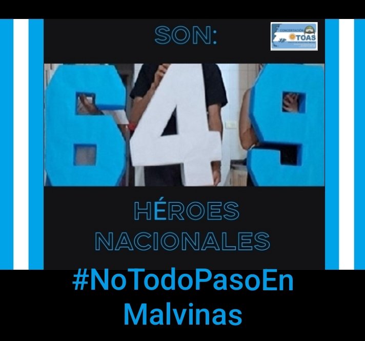<a href="/ToasPrensa/">Prensa Concertación TOAS</a> <a href="/ConcertaTOAS/">ConcertaciónT.O.A.S</a> #NoTodoPasoEnMalvinas
