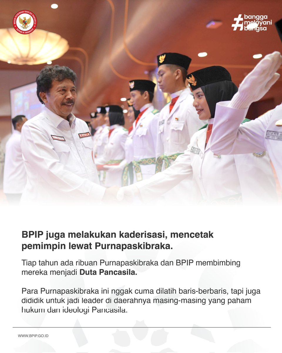 Badan Pembinaan Ideologi Pancasila tweet media