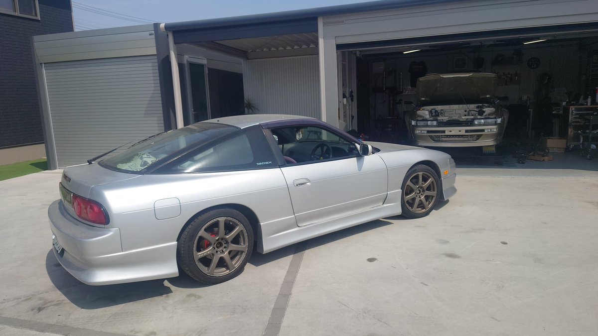 今日は180sx LINK日帰りセッティング 嫌いなSARD INJに旧GT-RSと言うご