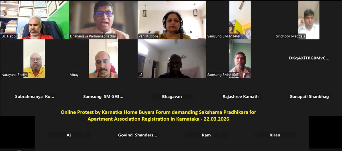 Karnataka Home Buyers Forum tweet media