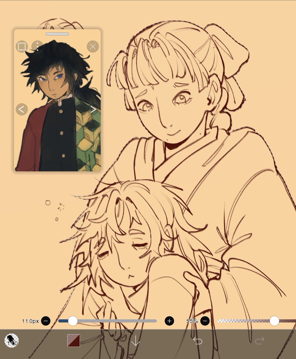 suosmainnn's tweet photo. Wanted to get this idea out of my head before I worked on more portraits ^_^ #kny #wipㅤㅤ https://t.co/sAfJcgMhUe