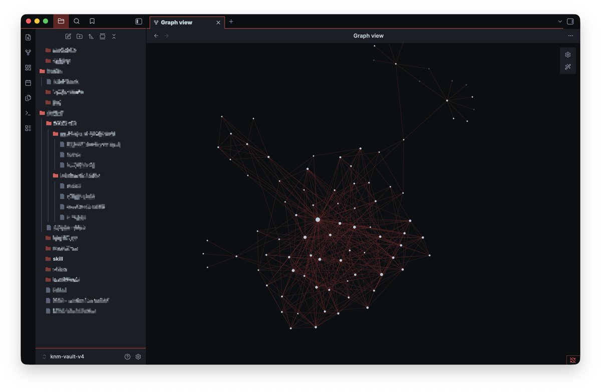 PaleBlackMan's tweet photo. Most skill files turn into junk drawers

I got better output from a vault with 70+ linked files, frontmatter, and an index that routes the agent to 5-6 relevant files for the task

Progressive disclosure for AI context beats dumping the whole manual into one prompt https://t.co/uTB09vtkbe