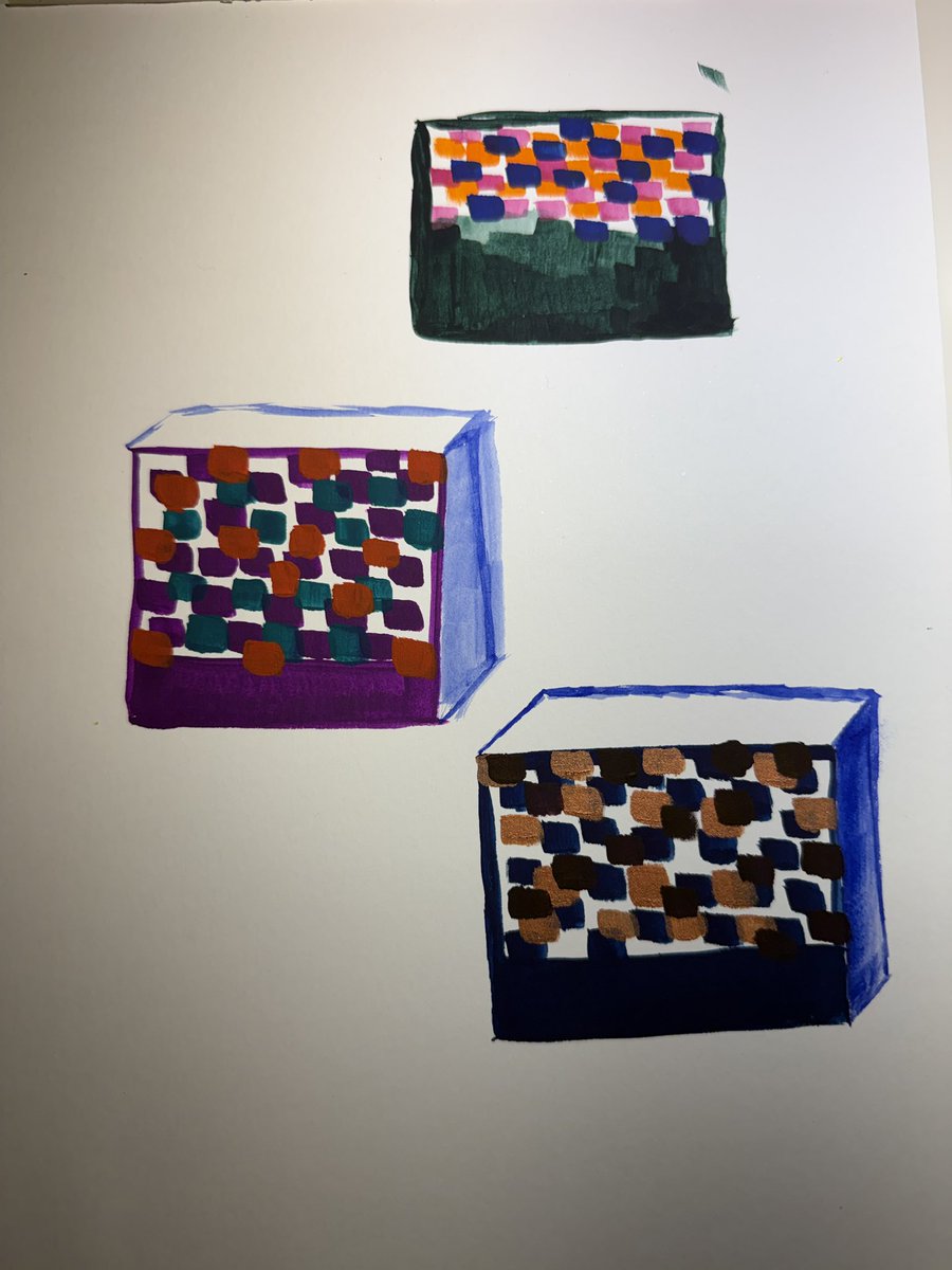 effluxcucumber's tweet photo. i miss posting random stuff like i did in hs so heres 2 paintings i made, buttercup sleeping, and a disco ball candle riley gave me https://t.co/vpWtNqc9pI