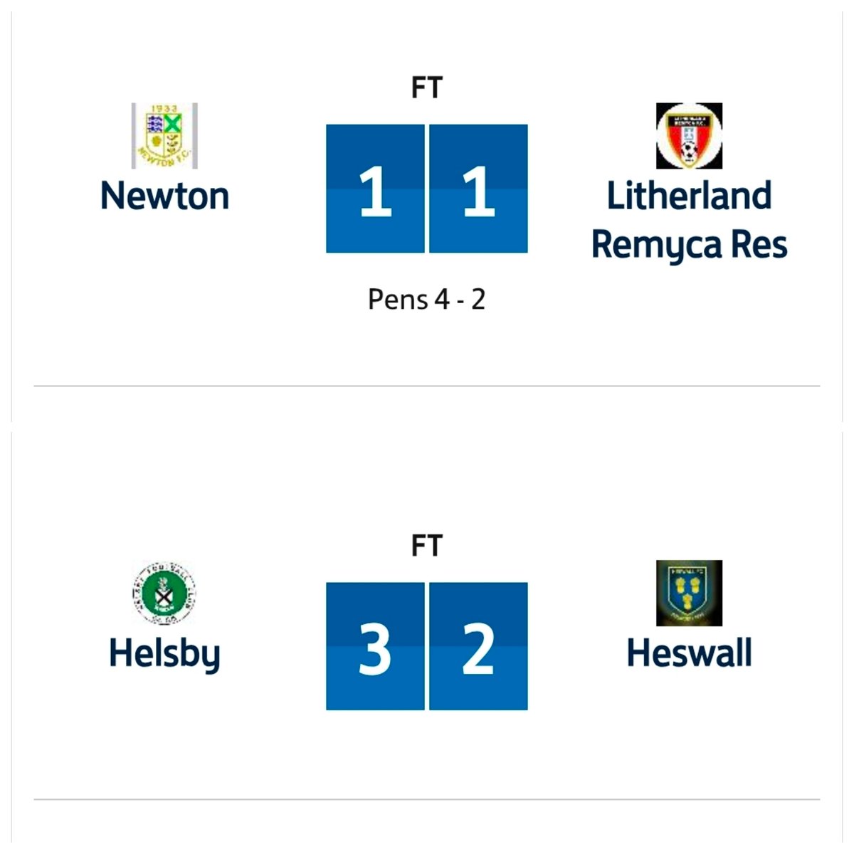 WCLNewsletter's tweet image. Congratulations to Newton &amp;amp; @HelsbyFC on reaching the #TeamDDB Memorial Cup Final. A great achievement for both and will make a great final 🟡⚫️🟢⚪️