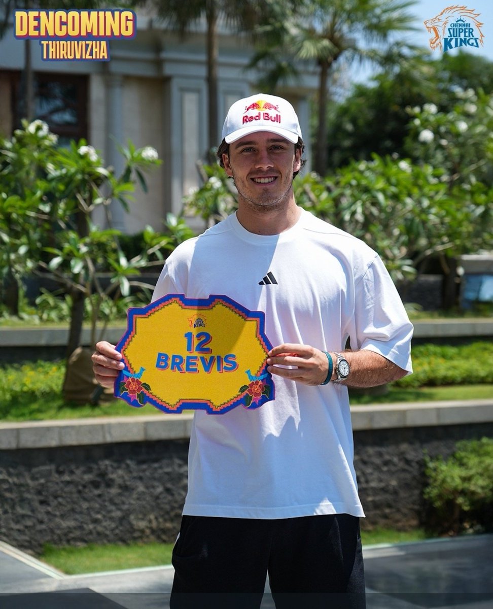BabluCh31201102's tweet image. 🚨DEWALD BREVIS ARRIVED AT CHENNAI. 💛

#ipl2026schedule
#IPLOnStar
#IPL2023Final 
#CSKvsGT