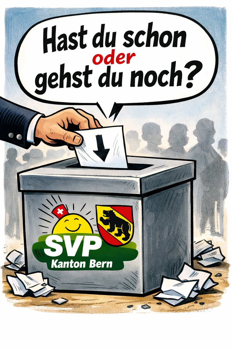 bichsu3052's tweet photo. #WahlBE26
#BEwährt
#Regierungsratswahlen2026 https://t.co/kEs2va6ANv
