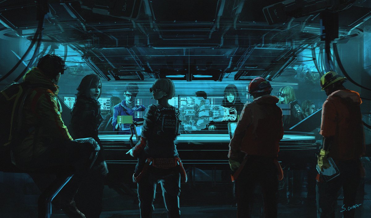 bachikuntw's tweet image. #sf  #concept  #paint
