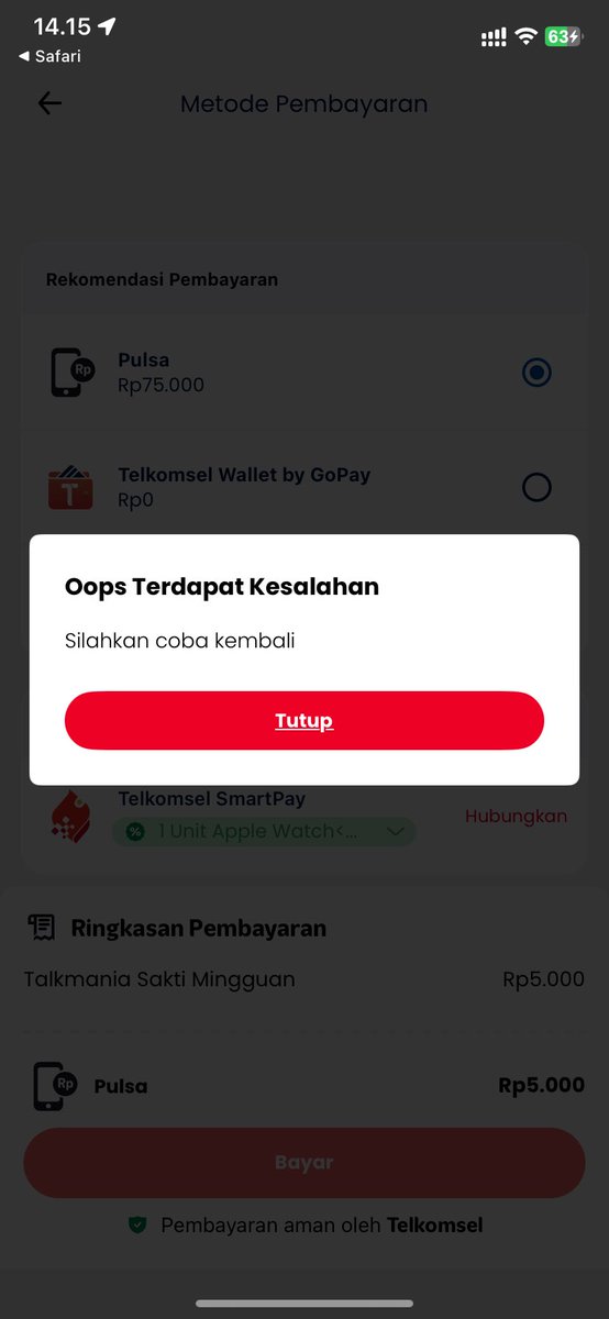 TbwWib's tweet photo. @Telkomsel Gini terus dari tadi min https://t.co/Mr9hUv9fyu