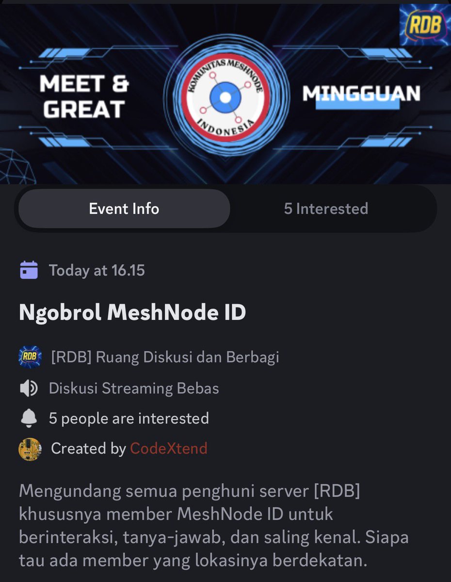 Komunitas MeshNode Indonesia tweet media