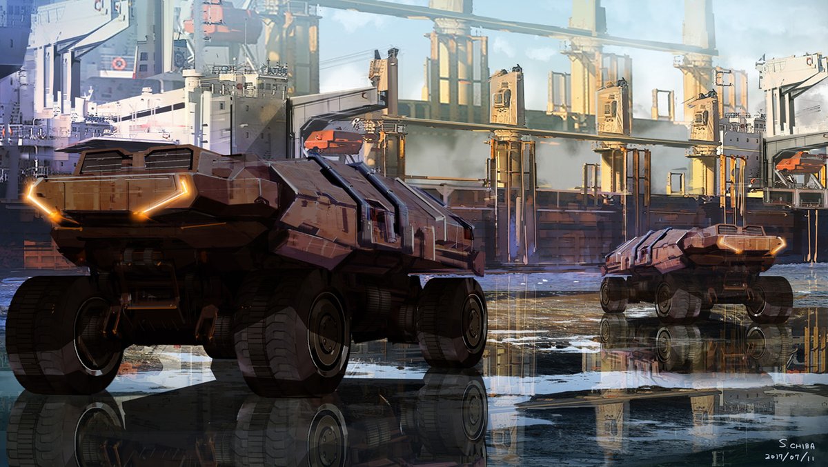 bachikuntw's tweet image. #sf  #concept  #paint