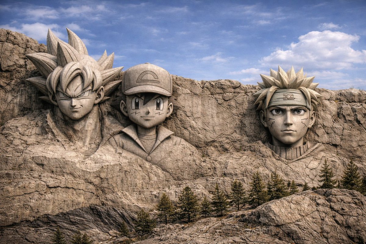 Otakunited_'s tweet photo. Who deserves the final spot on this Anime Mount Rushmore? 👀🔥
Hashtags:
#Anime #AnimeDebate #Otaku #Weeb #AnimeFans #AnimeCommunity #Goku #Naruto #Pokemon #AshKetchum #AnimeQuestion https://t.co/EgIdFktxcU