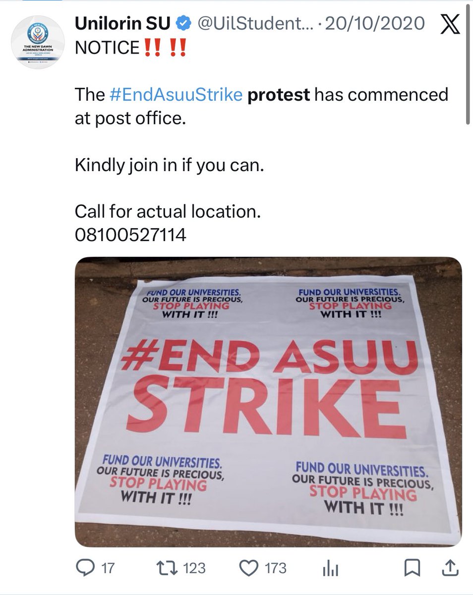 UilStudentUnion's tweet photo. We coordinated a peaceful #EndAsuuStrike protest, as an ideological Union that we are๐ชง ! https://t.co/UsQkZ86M0B