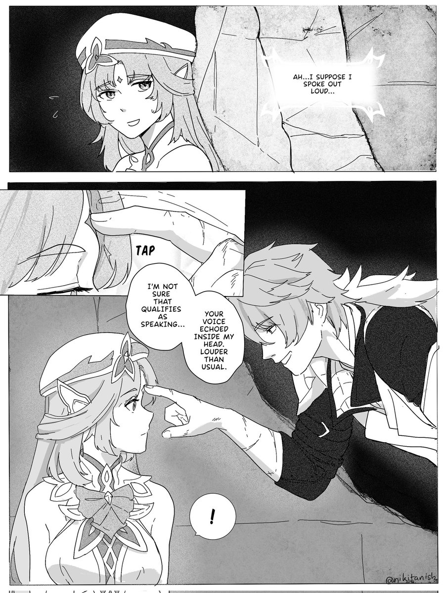 nikitanish's tweet photo. [Varcole] A sip of you beneath the surface - 2/?

Made my ass draw this fast as hell y'all, I love this ship 

#varcole #genshin https://t.co/1zC0DjsemN