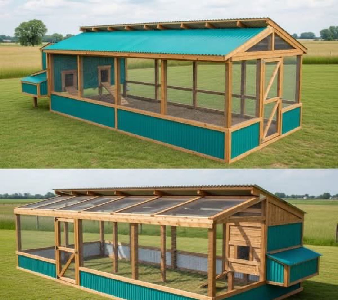 MunezeroCedk's tweet photo. Simple modern chicken coop https://t.co/pQ48dPeu8x