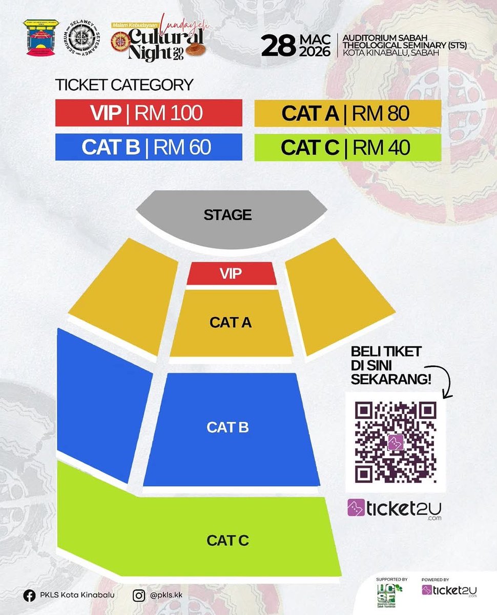 thelast_demigod's tweet photo. LUNDAYEH CULTURAL NIGHT 2026
📍 Auditorium STS, Kota Kinabalu
🗓 28/03/2026 https://t.co/fXKVtBEvJ5