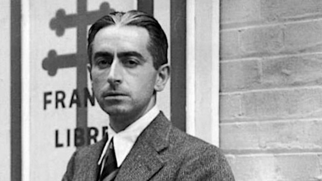 laurentalbaret's tweet image. [Seconde Guerre mondiale] 22 mars 1944 / 2026 • Journaliste  et résistant, arrêté par la Gestapo, Pierre #Brossolette se tue en se jetant par une fenêtre du siège de la Gestapo à Paris. Il a donné un nom sous la torture : le sien. Compagnon de la Libération #FranceLibre 🇫🇷