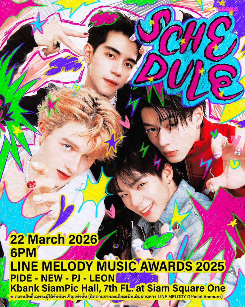 lookepeep's tweet image. ประกาศแจ้งแฮชแท็กสำหรับงาน
LINE MELODY MUSIC AWARDS 2025

🔑GELBOYS LINE MELODY AWARD
#️⃣.LMMA2025xGELBOYS
#.LINEMELODYMUSICAWARDS2025 
#.LMMA2025 

✨เริ่มเทรนด์ 16:45 น.

#PIDEmonthapoom #NEWCHAYAPAK 
#PJmahidol #LEONBROCCO 
#GELBOYS 
#LOOKE