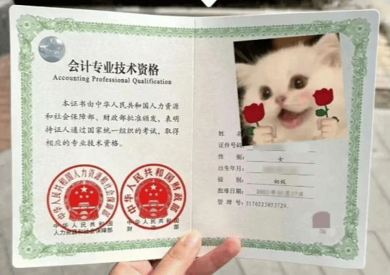 dkdiggaj's tweet photo. 「初级会计证到手啦 备考3个月的努力没白费！接下来冲中级，目标明确就不慌～ #考证打卡 #初级会计 #考试通过」 https://t.co/WE8WOPw3GW