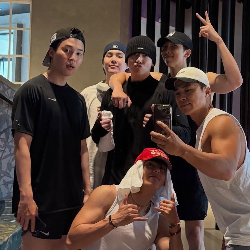 미국에서 트레이닝 했을 때♡