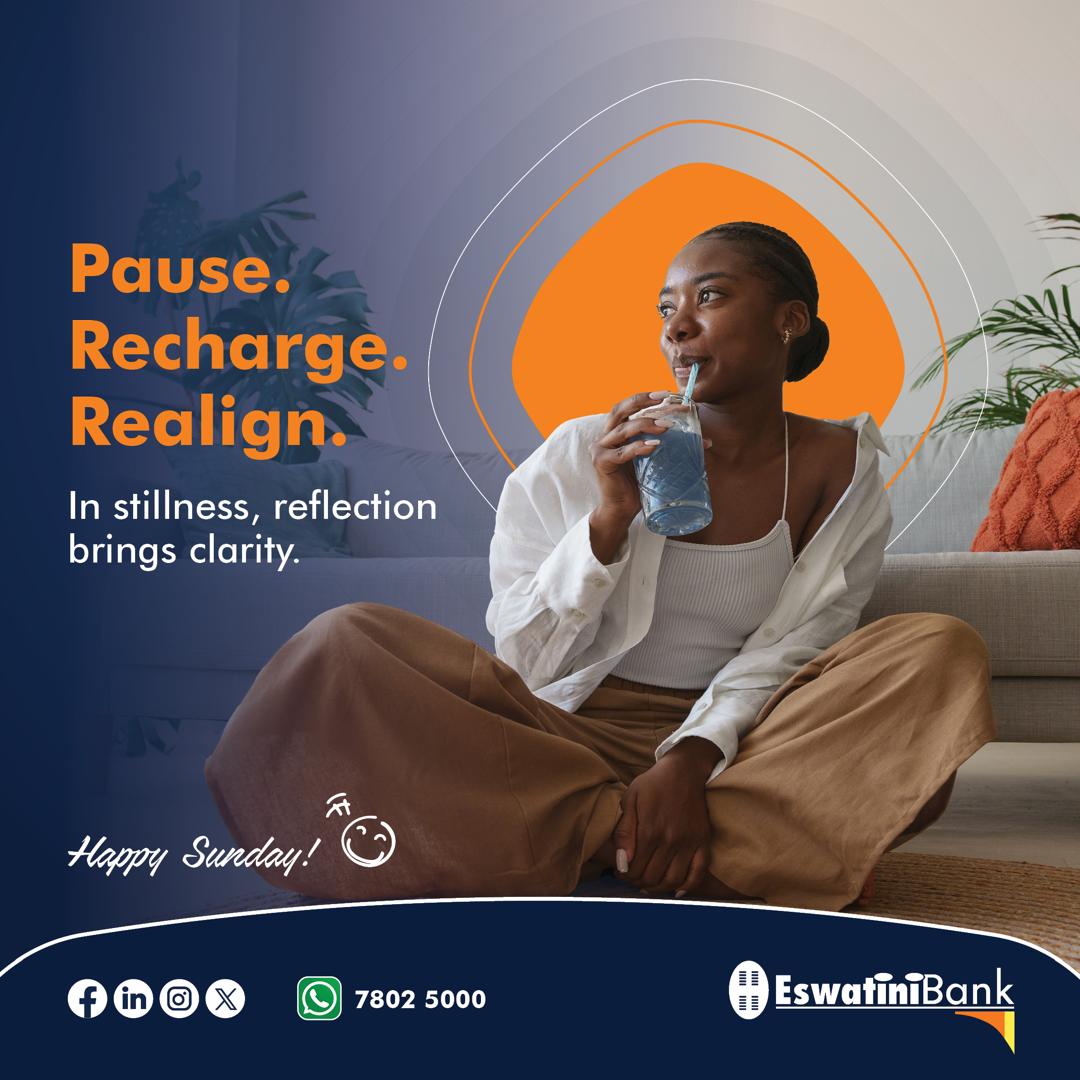 EswatiniB's tweet image. Soft Sunday energy 
Just breathe.
#EswatiniBank #LibhangeLesive #SundayMood #Wellness