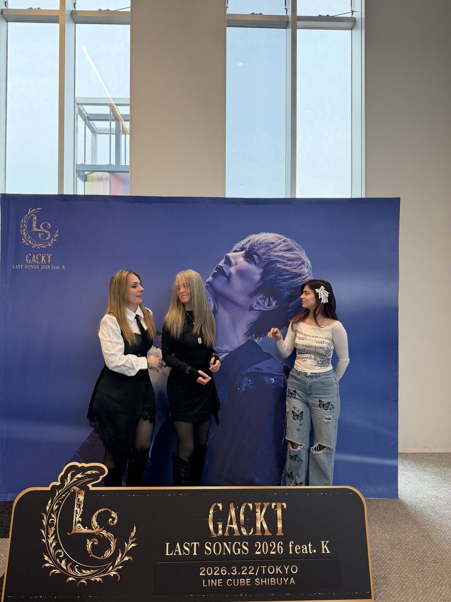 GacktItalia's tweet image. GACKT LAST SONGS 2026 feat. K day 1 &amp;amp; 2

@GACKT #GACKT #GACKTItalia