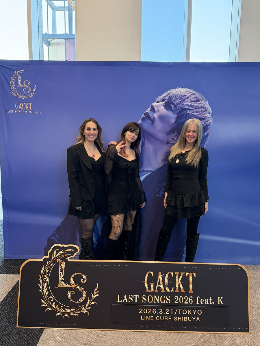 GacktItalia's tweet image. GACKT LAST SONGS 2026 feat. K day 1 &amp;amp; 2

@GACKT #GACKT #GACKTItalia