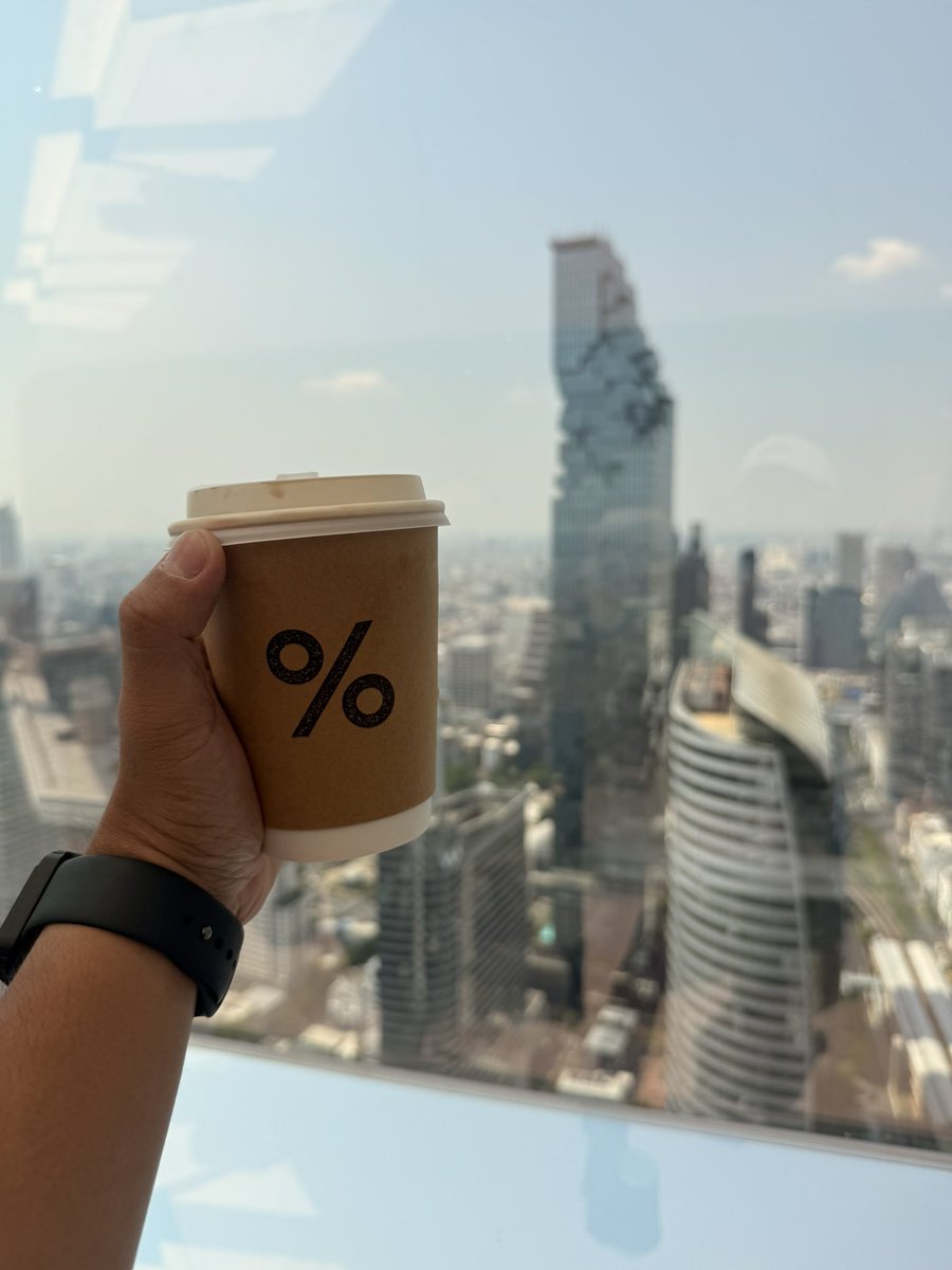 Savoring coffee while basking in a breathtaking view. 💯