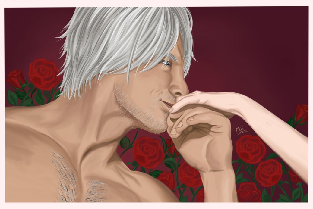 KeriMangaka's tweet photo. I forgot to post this here in honor of Women's Day ⚘️

#devilmaycry #dante #devilmaycry5 https://t.co/z4lFVLBbXQ
