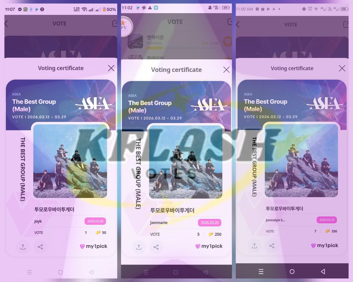 KFlash : Selling KPOP Votes tweet media