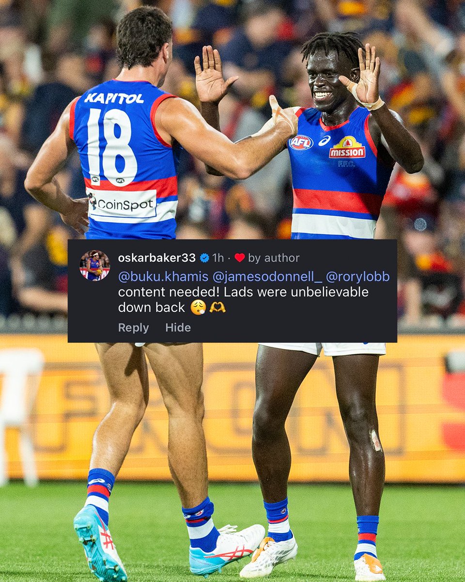 Western Bulldogs tweet media