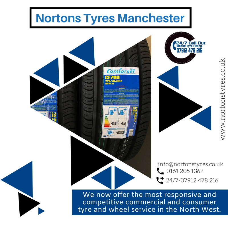 nortonstyres's tweet image. We now offer the most responsive &amp;amp; competitive commercial &amp;amp; consumer tyre &amp;amp; wheel service in the North West
24hr mobile tyre fitting call out 07912 478216 or day 0161 205 1362 
#tyres #manchester #24/7 #mobilefitting #24hrs #24hours #tyrefitting