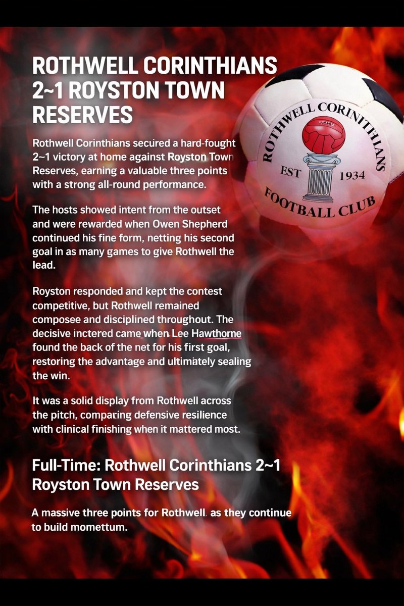 Rothwell Corinthians tweet media