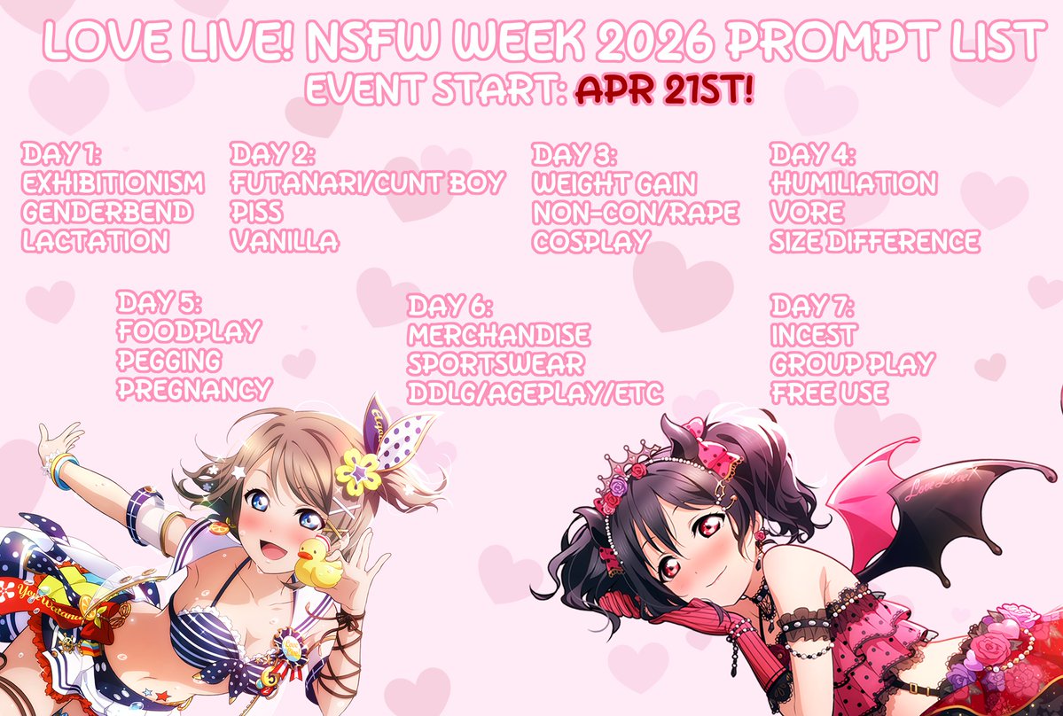 Love Live! NSFW Week @ Interest Check 2026! tweet media
