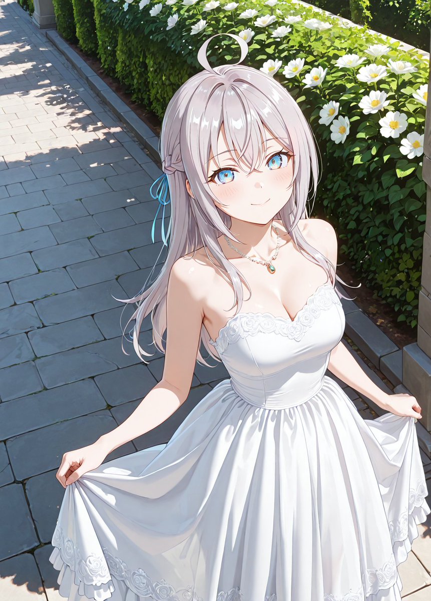 ウエディングドレスなアリサ・ミハイロヴナ・九条さん SFW