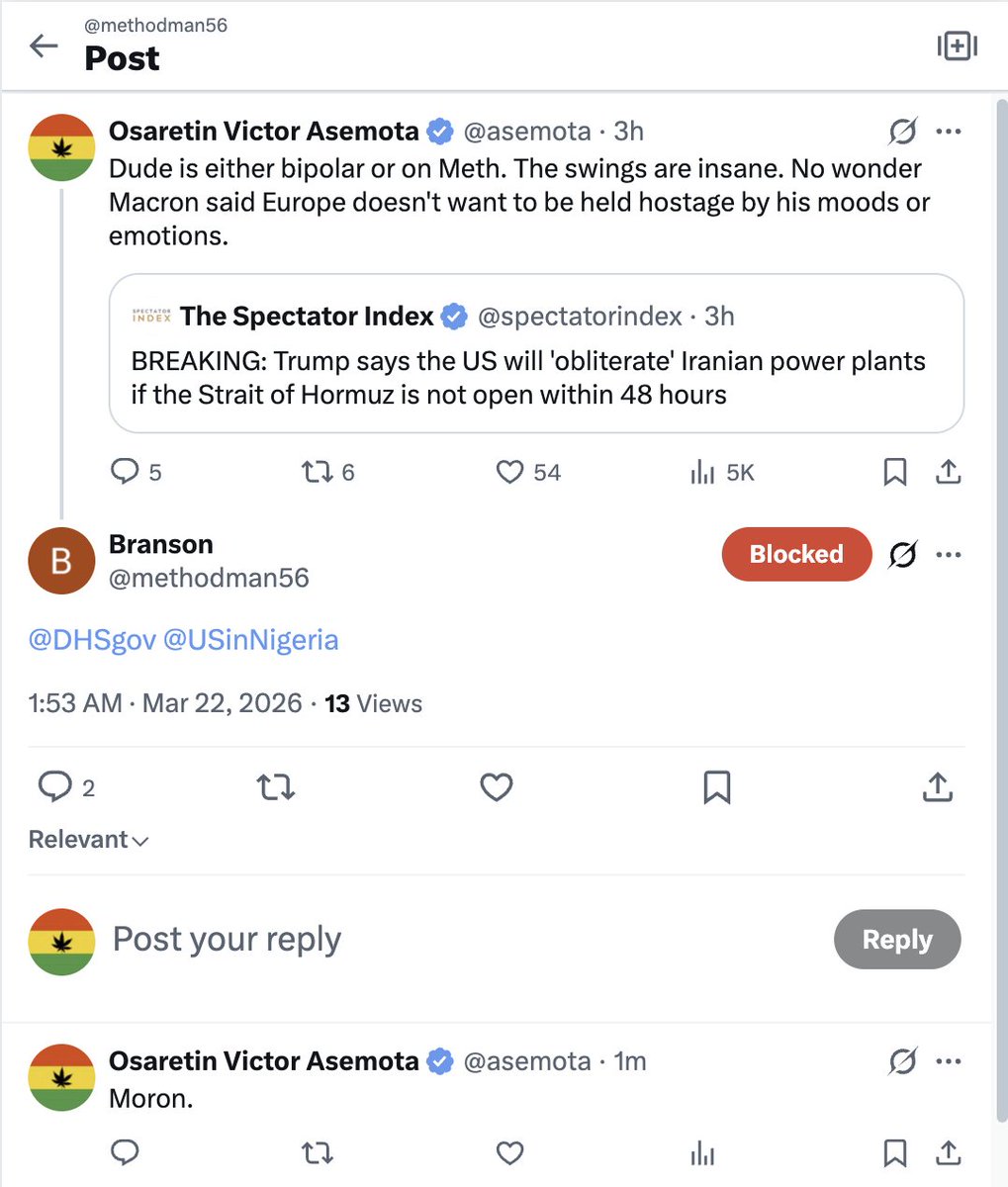 Osaretin Victor Asemota tweet media