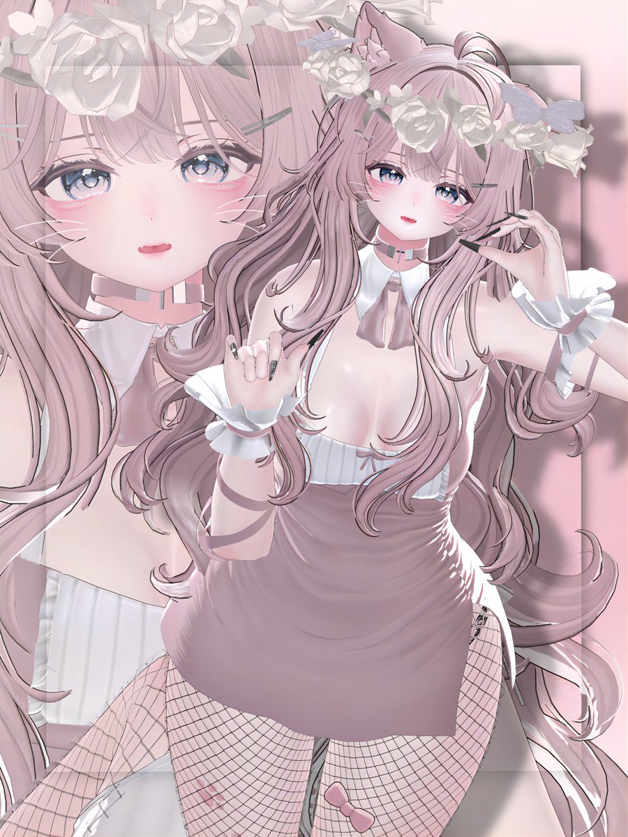 𖧧🌷₊˚⊹♡

#Sio_3D
#VRChat 
#LOVACE_3D