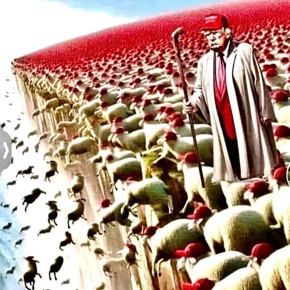 <a href="/TrumpDailyPosts/">Commentary Donald J. Trump Posts From Truth Social</a> Can the blind lead the blind? Will they not both fall into a pit?" (Luke 6:39)

I ask American Christians who support Donald Trump: open your eyes and think.