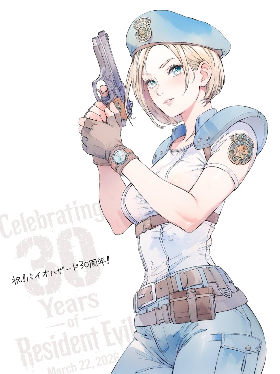 バイオハザード3 LAST ESCAPE ジル・バレンタイン 販促ポスター バイオハザード・デス・アイランドのジル・バレンタインの新しいフル
