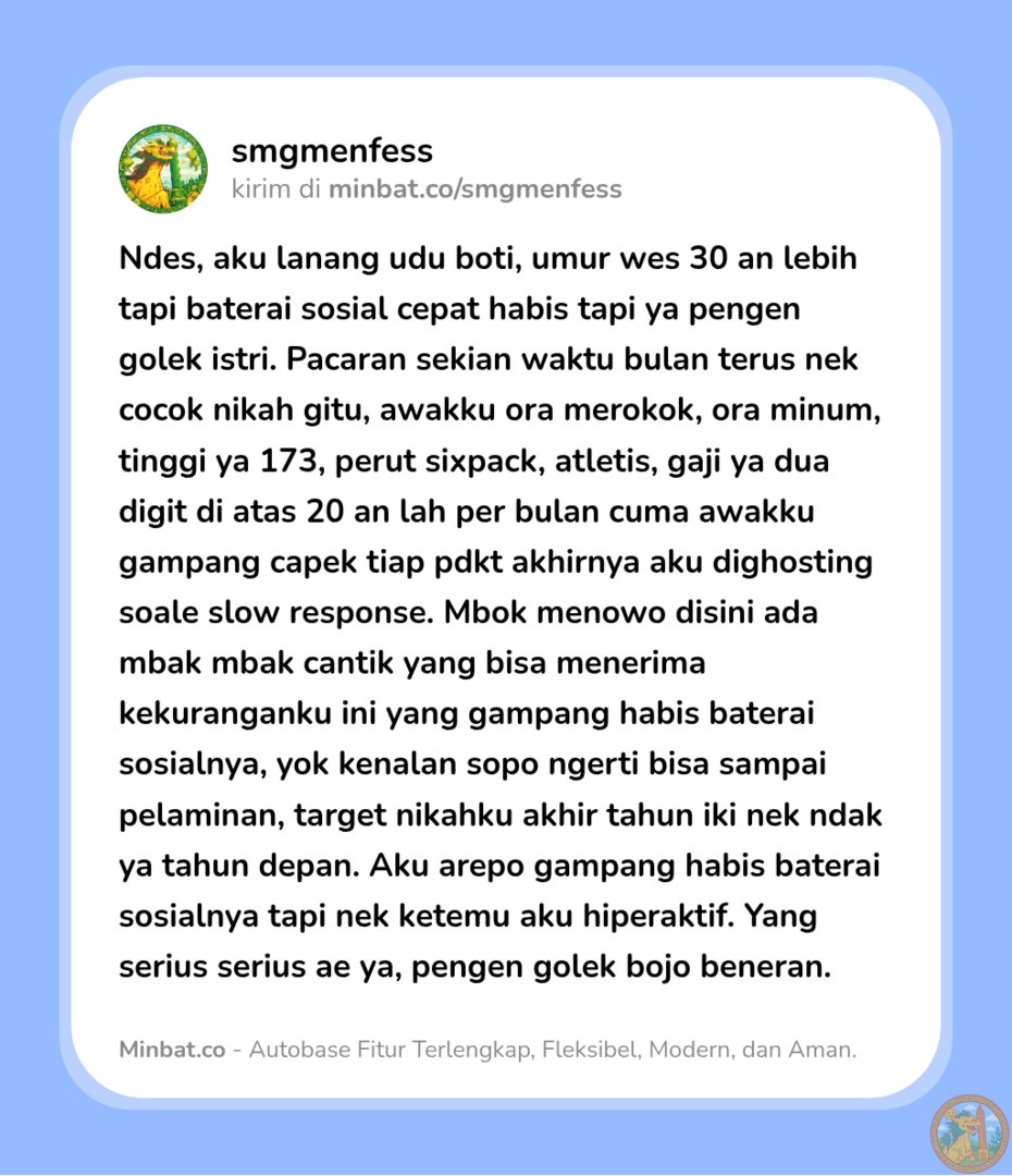 SEMARANG MENFESS tweet media