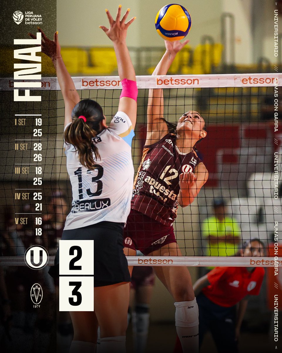 Universitario Vóley tweet media