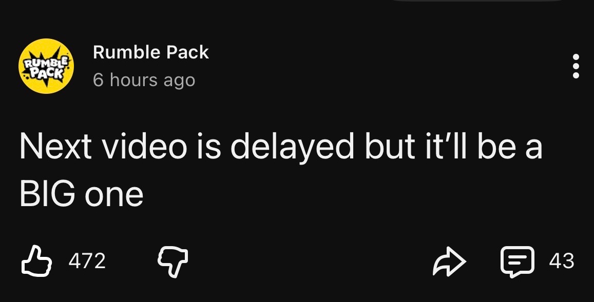 Rumble Pack News tweet media