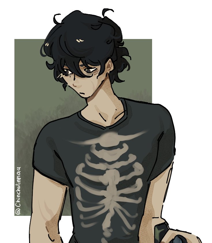 Chinchulinnaa's tweet photo. Lil baby just staring at the ground ... 

Still practicing w clip studio after divorcing temporarily krita
#percyjackson #Heroesofolympus #nicodiangelo #solangelo #fanart # https://t.co/ybNGDJ15MY