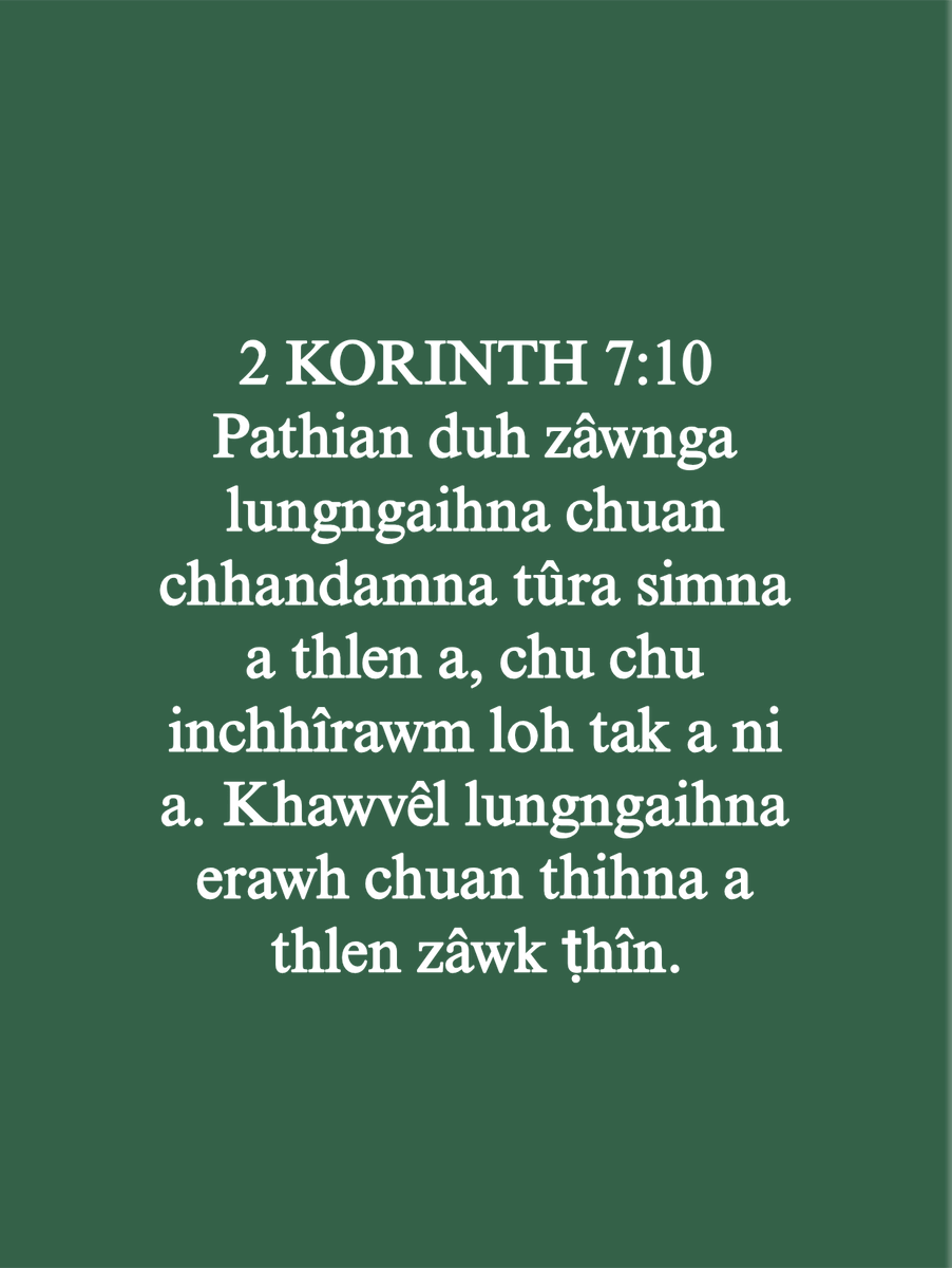 Mizo Bible tweet media