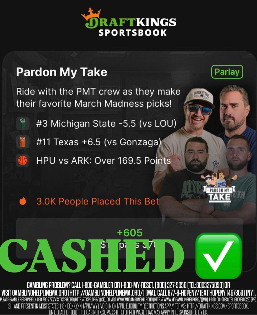 BarstoolBigCat's tweet photo. Winner. Team work makes the dream work. ✅ https://t.co/e7ayhqE5cV