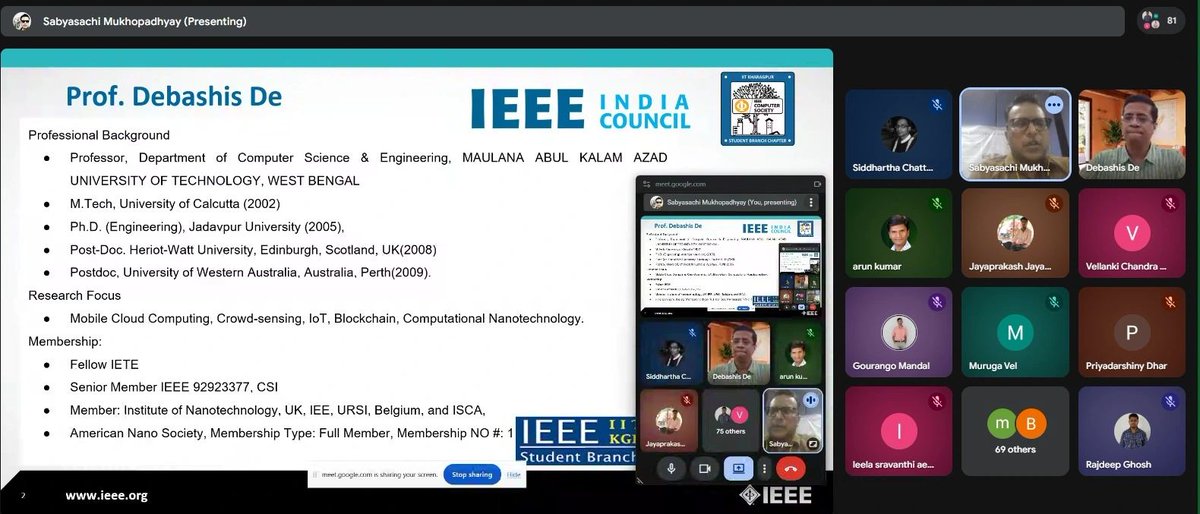 IeeeKgp's tweet photo. The #IEEEComputerSocietyStudentBranchChapterIITKharagpur recently organized an online event on the #SocialInternetOfThings in collaboration with #IEEEKharagpurSectionStudentBranch &amp; #IEEEIndiaCouncil on Feb 25. https://t.co/4xbWPozdNT