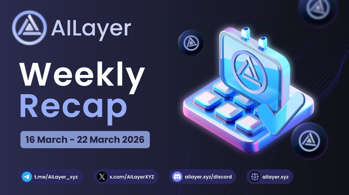 AILayerXYZ's tweet photo. 🗓️ Weekly Recap of #AILayer

Another exciting week of progress! Here's a look at what we achieved from Mar 16 – Mar 22.

🎙️ Hosted EP89 of #AILayerSpaces.
🥂 Collaborated with @DigiMaaya and @CVPad_io for an insightful AMA session.

#AI #Web3 #Bitcoin #Layer2 https://t.co/2cEOJd9tK1